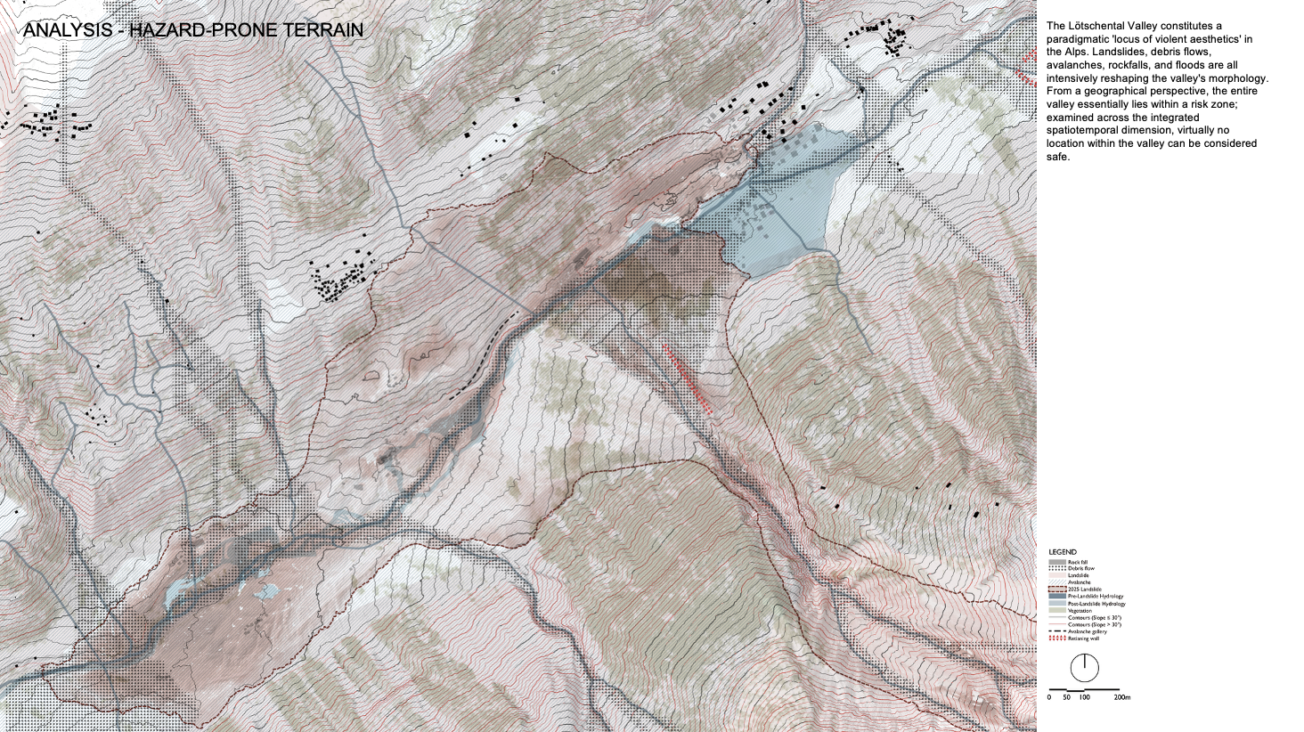 Reconstruction of Blatten Cultural Landscape — presentation board 1